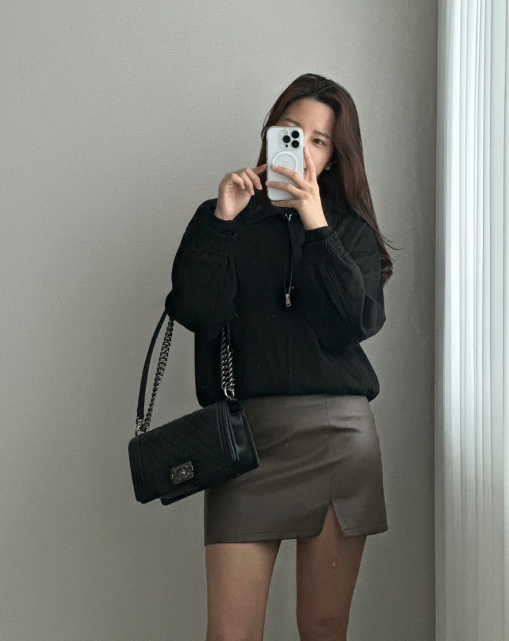 스웨이드 블루종 비바브라운 카라 블루종 스웨이드 자켓