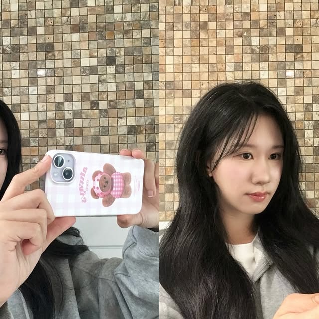 명희 on Instagram: "#협찬 @momo_case_store 여기봐 ❕
그나저나 다들 하드 케이스랑 젤리 케이스 중에 뭐 써요?
.
.
.
#아이폰14 #하드케이스 #젤리케이스  #모모케이스 #폰케이스 #폰케이스맛집 #오오티디셀피 #데일리셀피 #캐주얼 #패션소통"