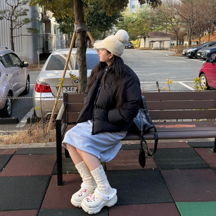 가볍고 따뜻한 데일리 겨울 아우터 오사와 하프넥 패딩 후기