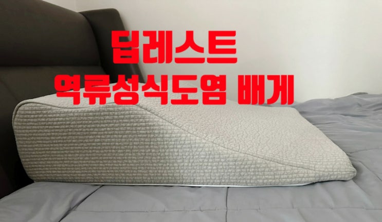 딥레스트 역류성식도염 베개 위산역류방지 경추 베개