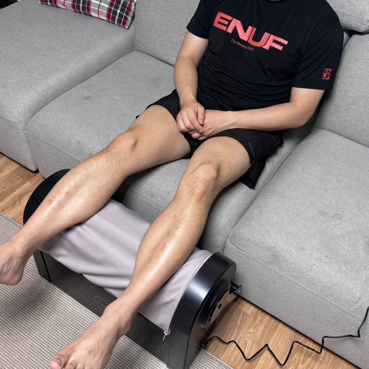 종아리마사지기 추천, 어버이날 선물로 딱! 엘프리 마사지 롤러 사용