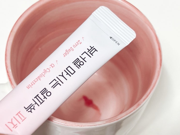 다이어트음료 식이섬유 함유한 뷰너엘 마시는 알파쏙 피치