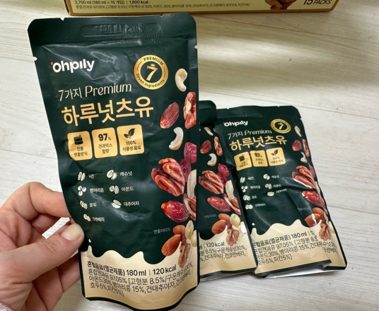 유당불내증 걱정없는 다이어트음료 오필리 아몬드우유