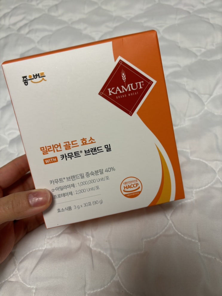 밀리언 골드 효소 with 카무트® 브랜드 밀 카므트효소