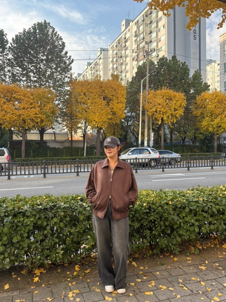 🍁아무거나 내맘대로 소연 / 스탠다드에러 스웨이드 자켓 M사이즈 착용 후기💚