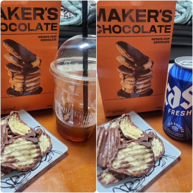 수능선물 초콜릿 감자칩 메이커스초콜릿