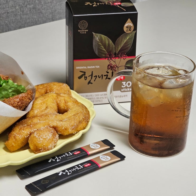 헛개차 원액 개별포장되어있는 맥널티 티브루 헛개차진액 추천
