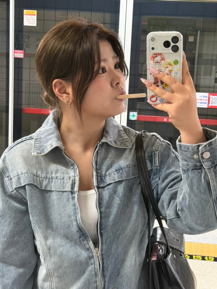 🐳스탠다드에러 - 빈티지 워시드 레이서 데님 자켓 후기