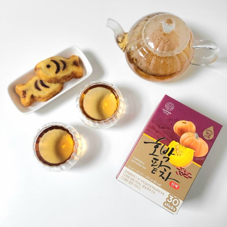 겨울철 수분섭취에 좋은 간편한 액상차, 맥널티 티브루 호박팥차, 맛있는 붓기차