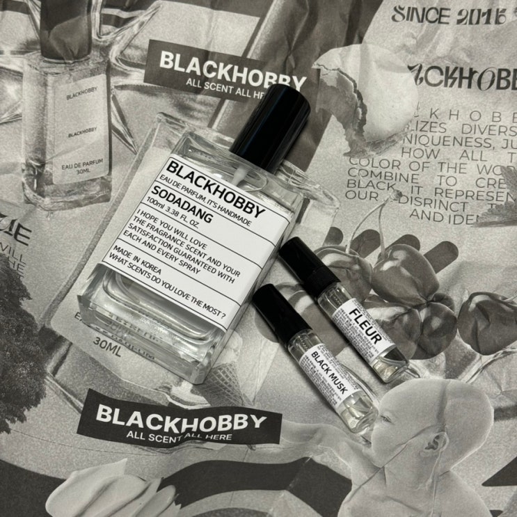 [블랙하비 소다당 100ml 드레스퍼퓸] 뽕따 아이스크림 향수