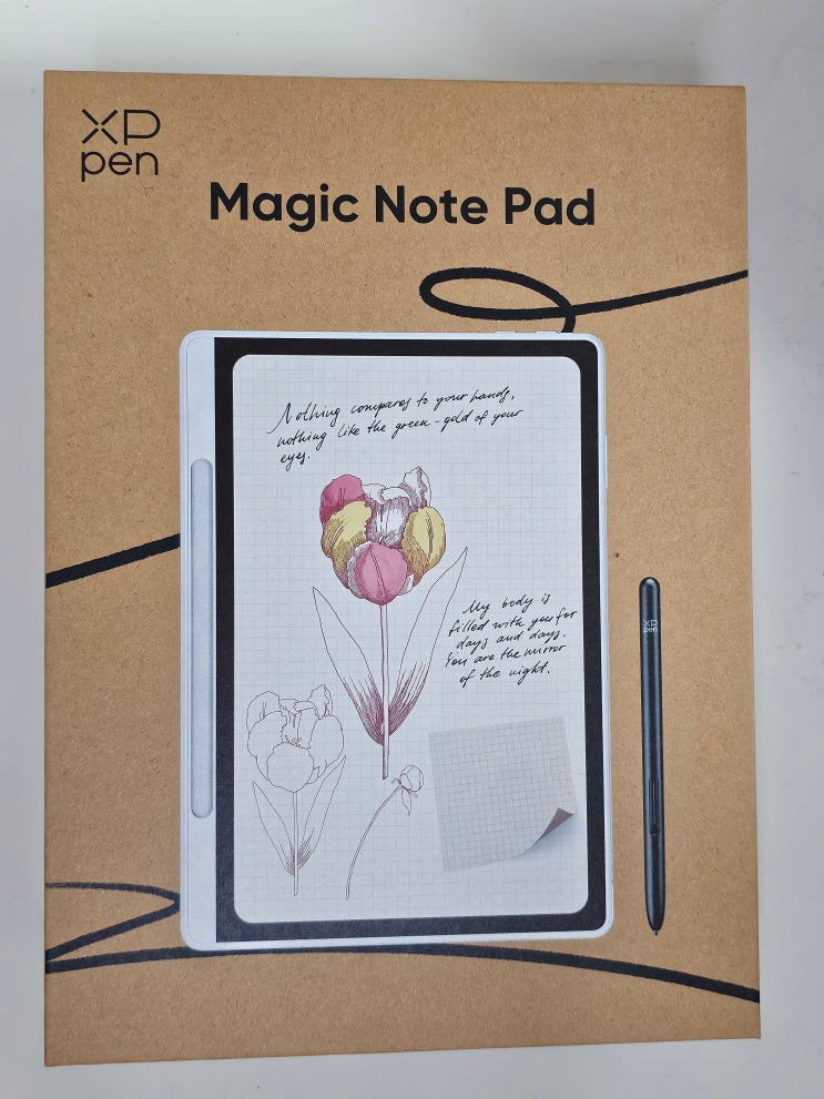[엑스피펜] 매직노트패드(Magic Note Pad) 리뷰 | 필기감 역대급인 필기 전용 태블릿