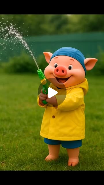 Pig Bibi on Instagram: "Let's have a water gun fight!

#cutepig #funnyanimals #pigvideo #watergunfight #summerfun #animalshorts #piglife #vloganimals #piggytime #funnyshorts #cookingpig #bibippig #비비피그 #물총싸움 #광고 #seniordunce"