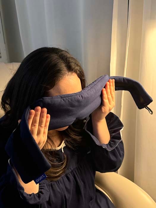 전참시 쯔양이 쓴 마르스랩스 온열안대 리뷰! 눈 피로 풀고 꿀잠 자는 법 ㅎㅎ