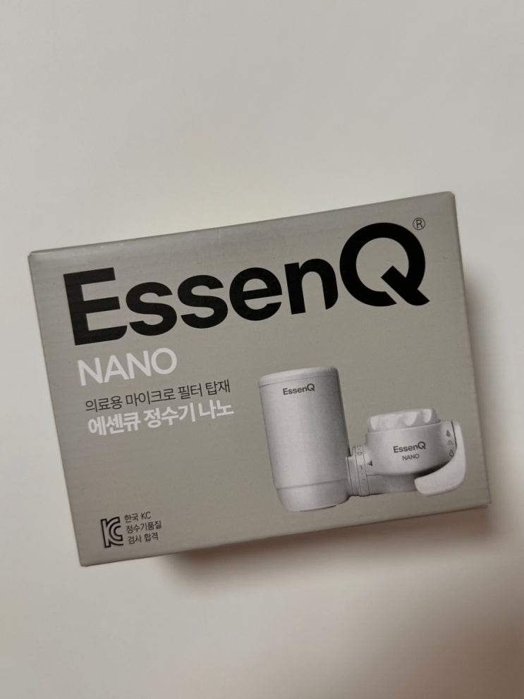 싱크대정수기 수돗물필터추천 에센큐 후기