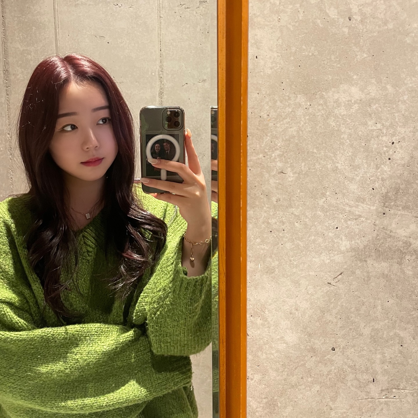 염색 기념 ✌︎