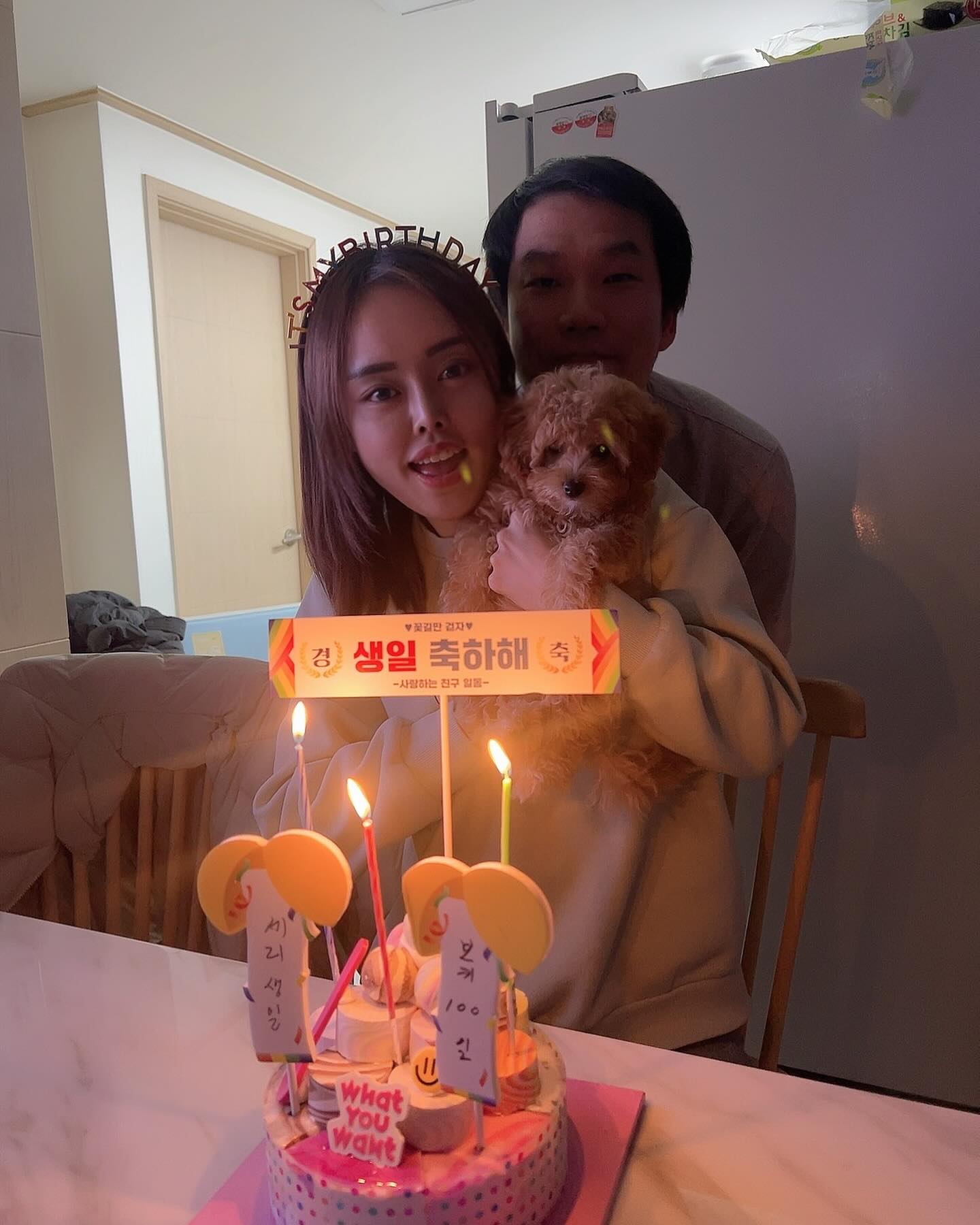 생일축하해주셔서 넘넘 감사드립니다❤❤❤

내 생일+ 복희 100일 연합파티 대성공🎂👍🏻
1차는 엄마랑, 동생부부
2차는 고등학교 친구들과◡̈♥