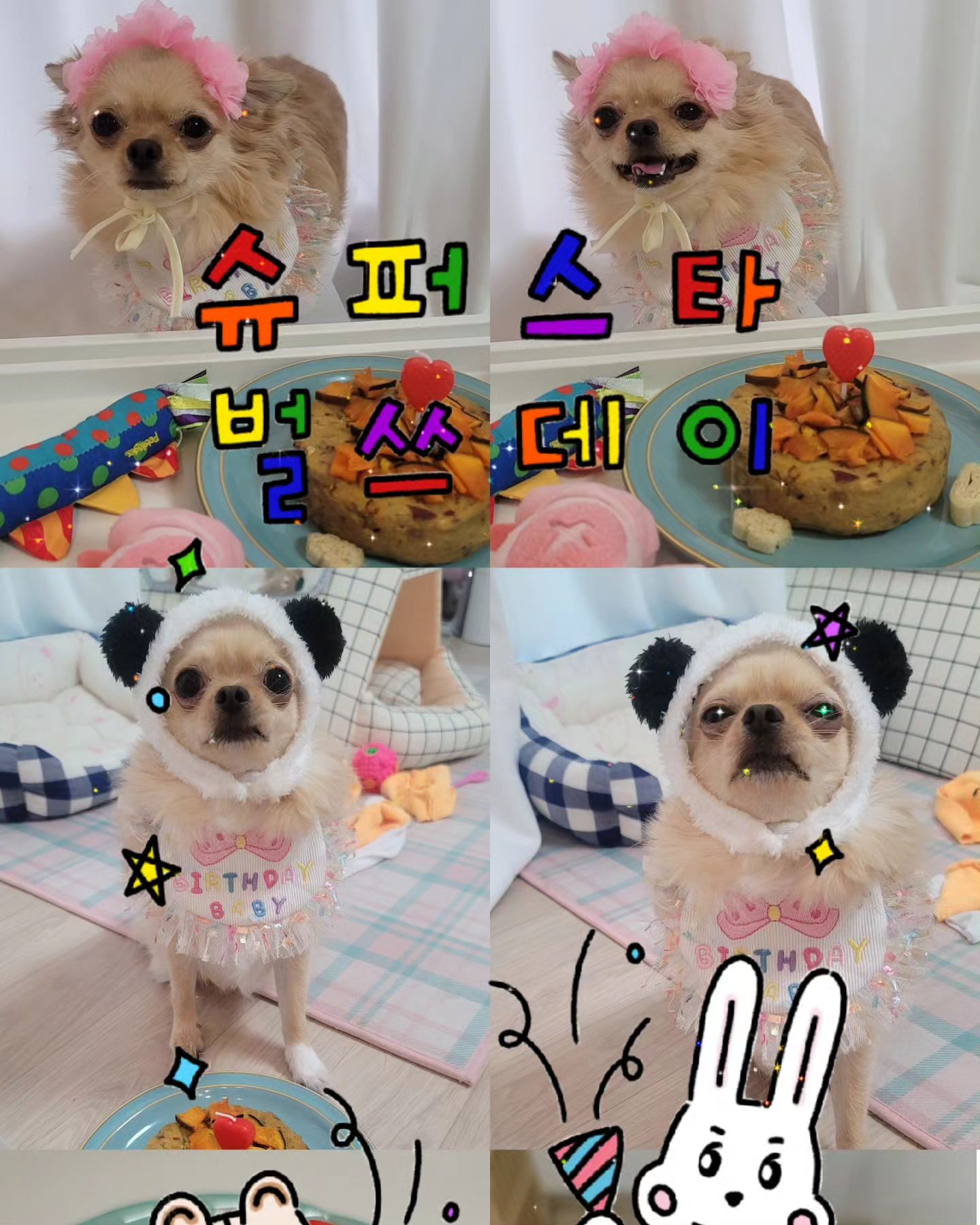 오늘은 모노 공쥬 3번째 생일🍰💗✨️
생일 축하해💖 모노공쥬🧚‍♀️🧚‍♀️ ¸ ੯•́໒꒱ ִֶָ 𖥔 ࣪ ༚✧˳⁺⁎
.
.
2024.07.17 мono ³ʳᵈ ᵇᶤʳᵗʰᵈᵃʸ ˚₊·—̳͟͞͞♥