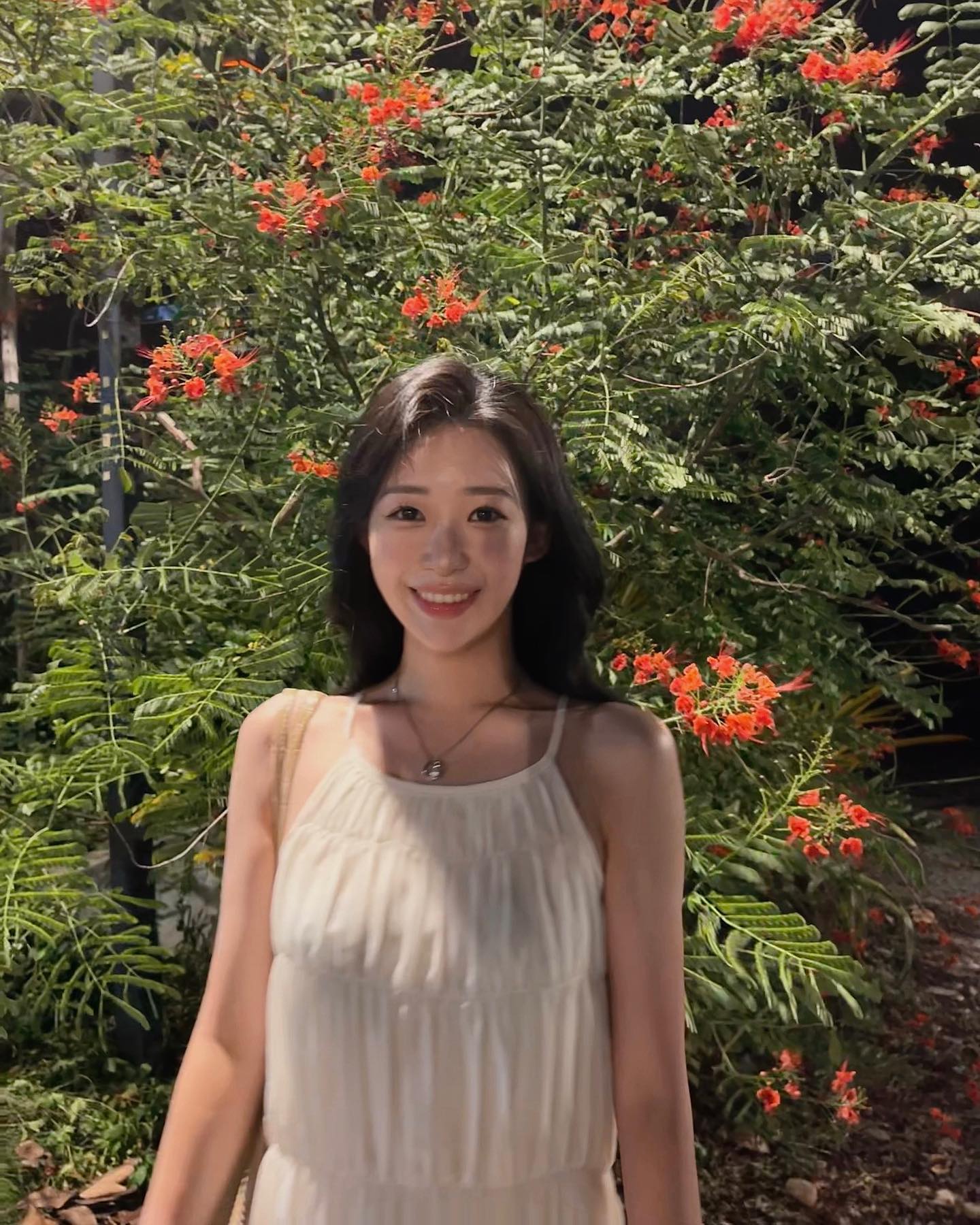 걷기 너무 조은 여름밤 그자체🥰🌺🌙