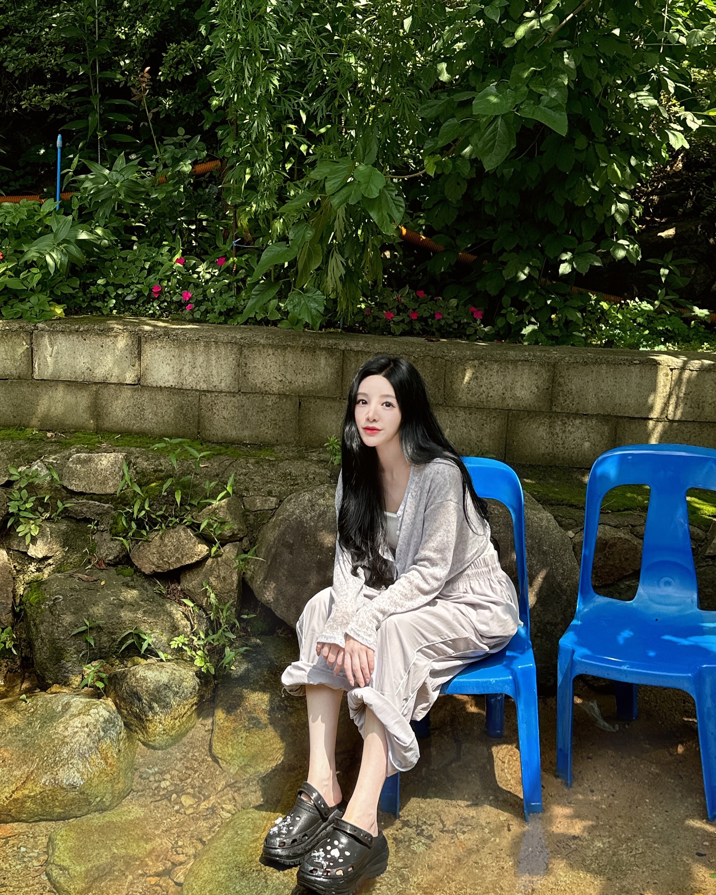 🌿 여름엔 백숙 좀 먹어줘야지!🫧🩵

#여름휴가 #여름물놀이 #계곡 
#안양유원지 #안양예술공원
