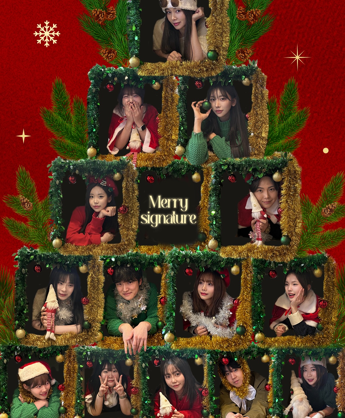 시그니처의 첫번째 크리스마스 🎄♥️
드레스코드 맞춰입고 오세요 !! 내일 저는 루돌프 입는다요 ..🫎