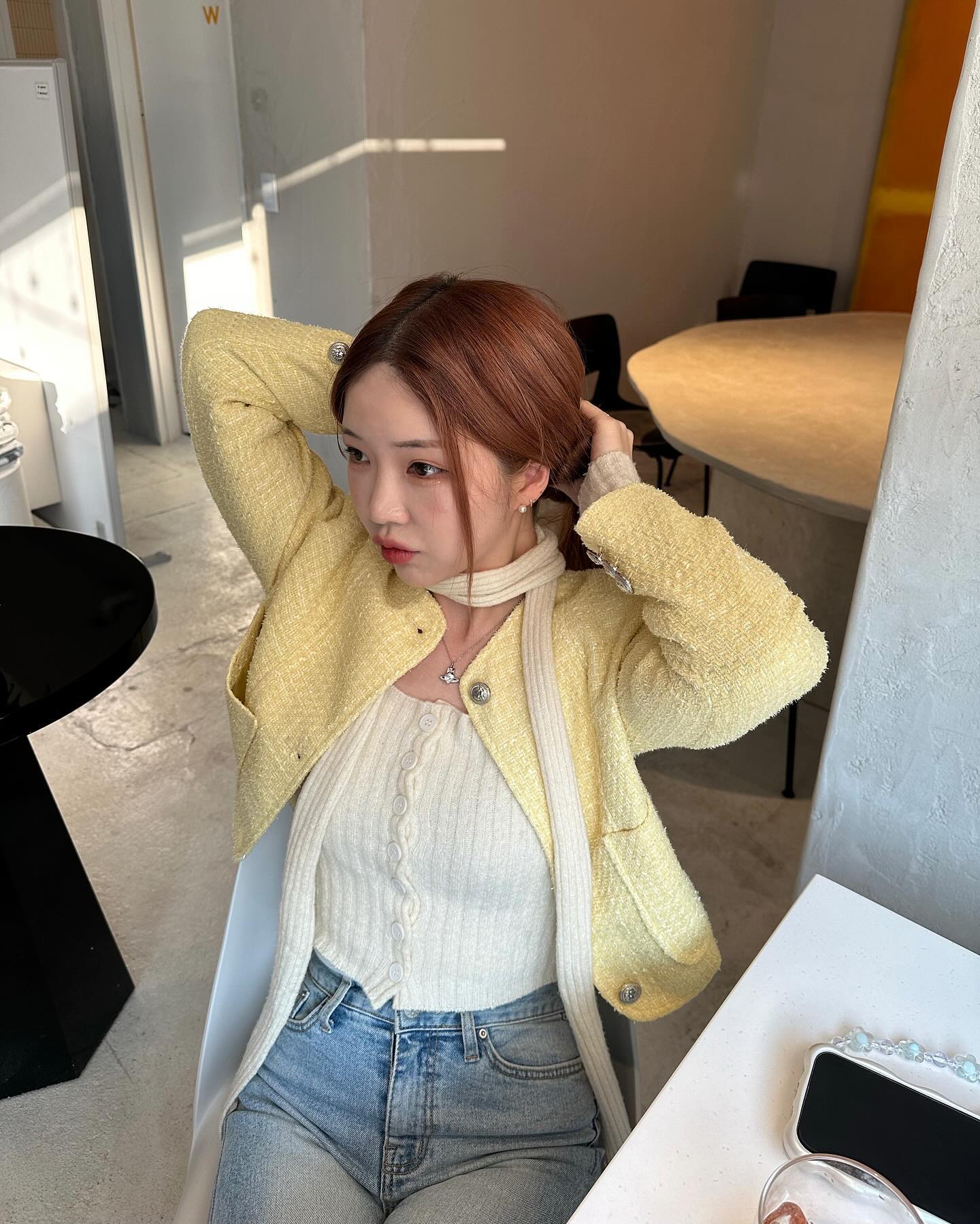 머리 묶을까~ 풀까~🙂🙃