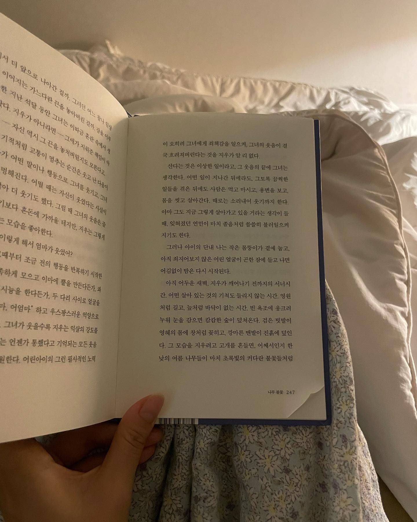 요 며칠간 유익하지만 재미없는 책들을 읽어오다가 
책 표지에 이끌려 무심코 구매한 소설 ‘채식주의자’

읽는 내내 고통스럽지만
나도 때론 나무가 되고 싶을 때가 있다. ㅜ

(구의 증명 분위기 괜찮아하는 사람들은 이 책도 그래할 것 같다)