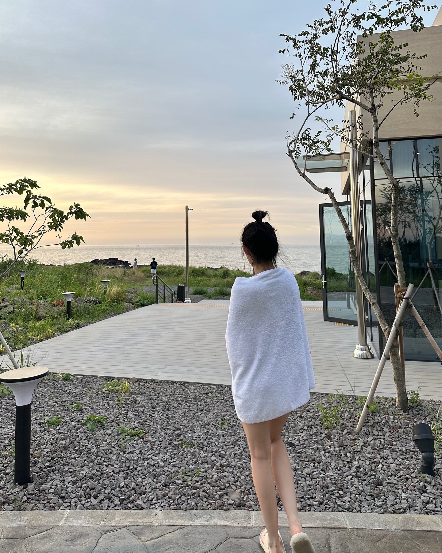 해는 안떠도 노을은 보이네 ! 🌅🌤️ #jeju