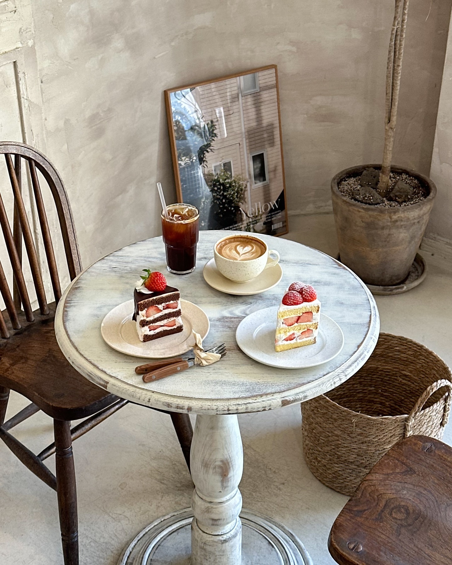 딸기케이크 사랑해 겨울 디저트하면 역시 딸기케이크🍰🍓

#수수케키
