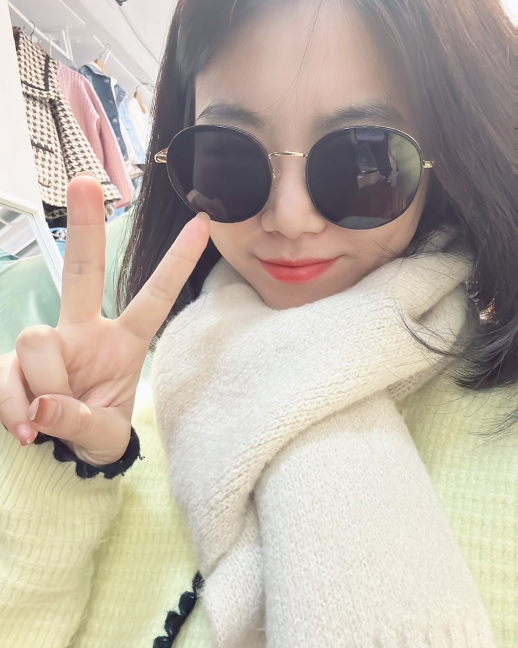 #겨울이다❄️ 
#선글라스는겨울에해야제맛