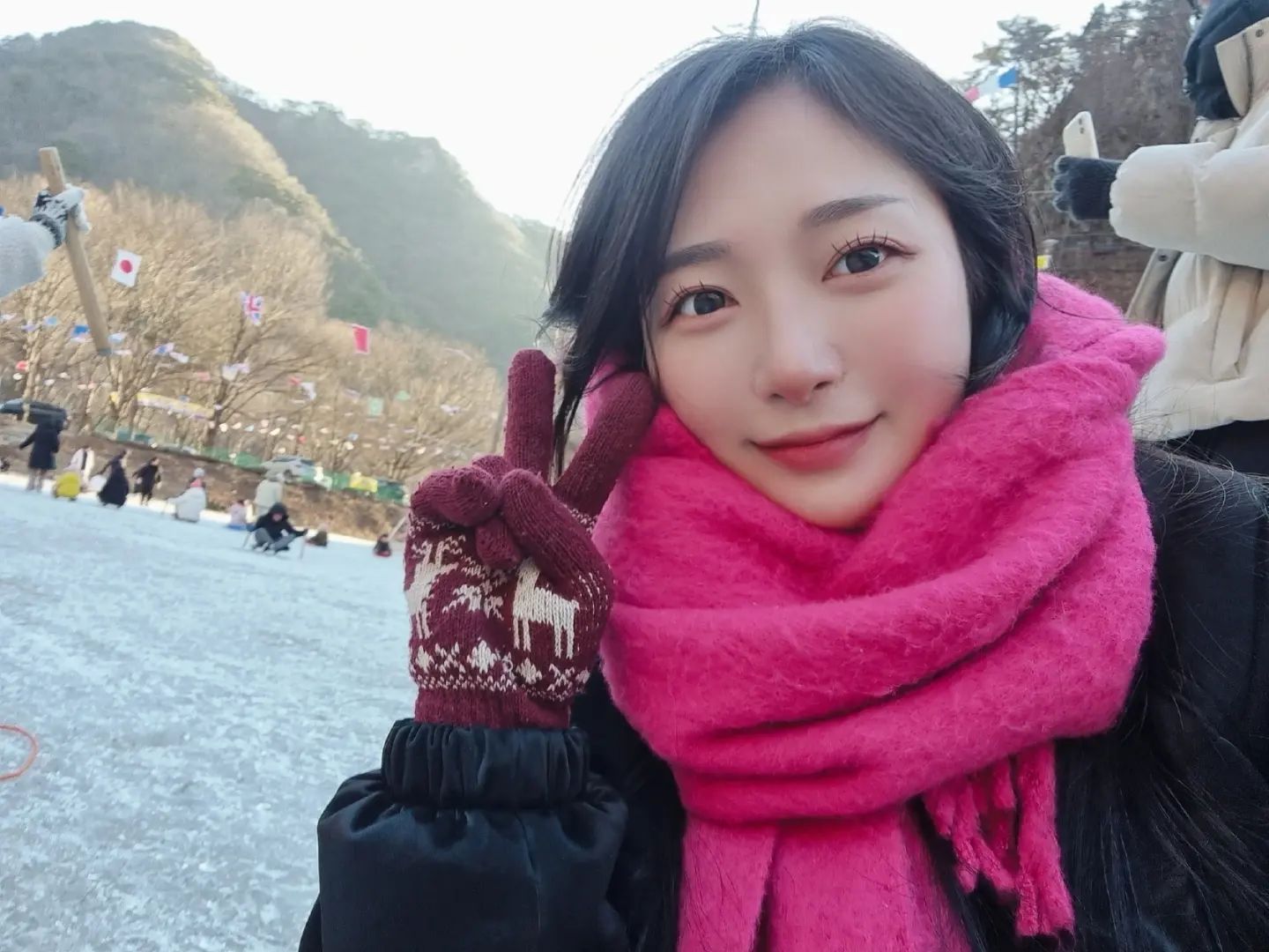 썰매 내가 다 이겨🛷