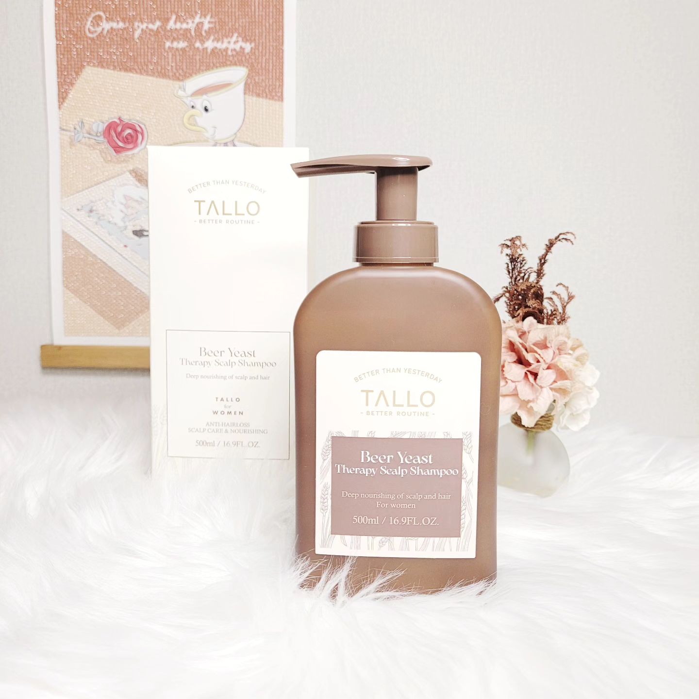#협찬 tallo_beauty #맥주효모샴푸 #볼륨샴푸

손가락으로 한번 쓱 빗어도 손가락 사이에 모두 걸려나오는 머리카락 속상해🥲

여성전용 두피 맞춤으로 두피와 모발을 깨끗하게 세정해주는 독일산 맥주효모 고함량 딸로 샴푸로 케어하기💞

팩같이 완전 쫀득한 제형과 은은한 향이 관리받는 기분이야🌺

두피와 머리카락에 딱 붙어서 영양 공급해주고 조밀한 거품이 풍성하게 나서 완전 상쾌해👍

사용하고 나면 넘 부드러워진 머릿결에 머리카락 걸리는 수가 점점 줄어든당🎶

패키지도 완전 예뻐서 화장실에 두어도 샵같은 분위기 연출 굿🌿

#탈모샴푸 #손상모샴푸 #뷰티스타그램 #볼륨샴푸 #인테리어 #향좋은샴푸 #취미그램 #두피케어 #임산부탈모샴푸 #산후탈모샴푸 #탈모케어 #여성탈모샴푸 #맘스타그램 #임산부샴푸