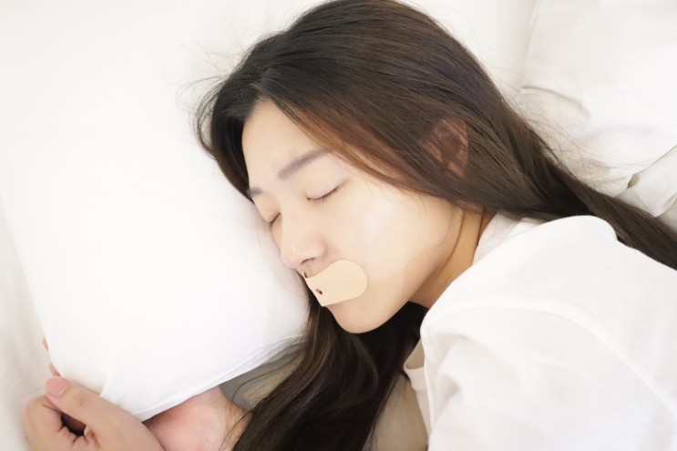 입벌림방지밴드 사용후기 코골이, 입막음 테이프 소담생활 바른 수면밴드 추천