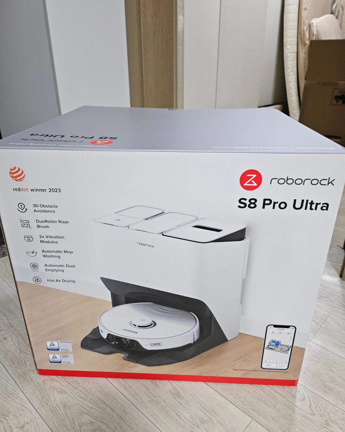 🤖로보락 s8 pro ultra 🧹
💲내돈내산💲
설연휴 할인으로 G마켓에서 구매한 로봇청소기 이모님😀
청소력  인정👍
새로 이사간 아파트에서 잘 부탁드려요💜

#로보락s8proultra #로봇청소기추천 #로봇청소기이모님