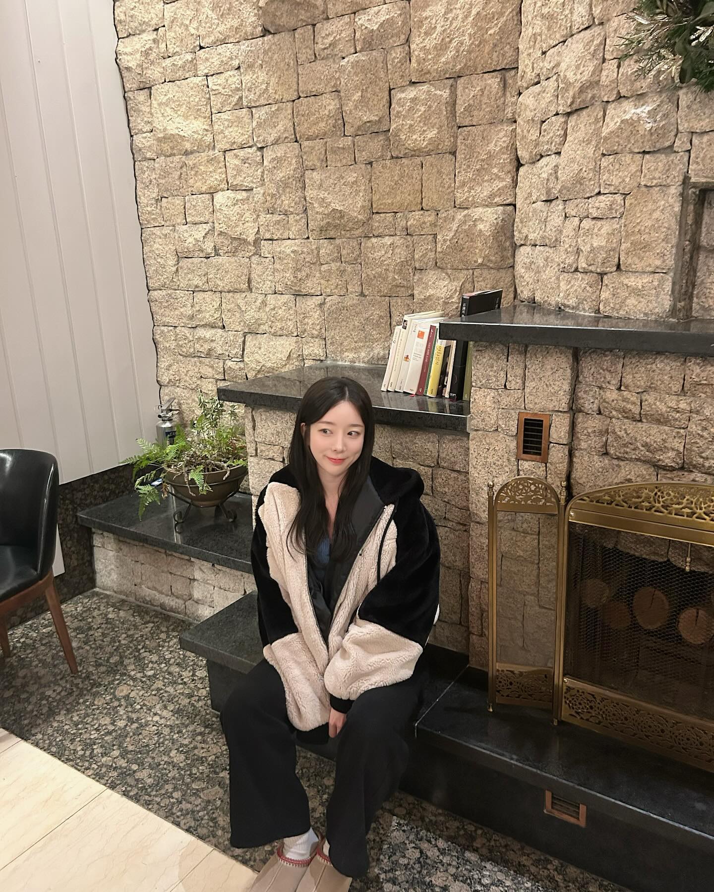 우리집 벽난로🧱🕯️