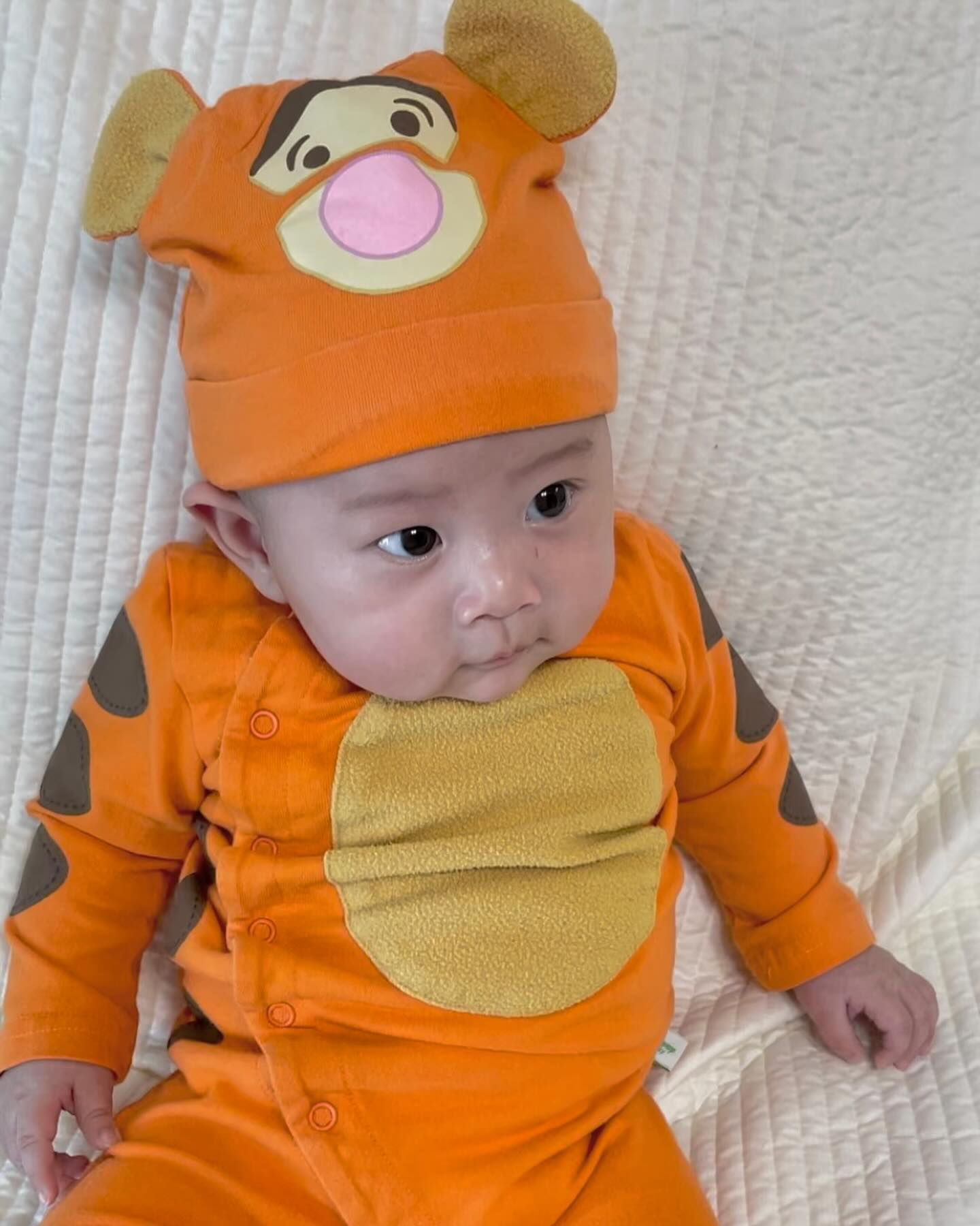 ✿ 𝐃+𝟏𝟐𝟒

🐯호랑이 기운이 솟아나오〰️
4개월 진입과 동시에 이유없는 울음이 많아진 민쏭이🥲
4개월 원더윅스 힘들다고 들었는데 진짜 그런가요ㅠㅠ
우리 잘 지나가 보쟈 아가🧡