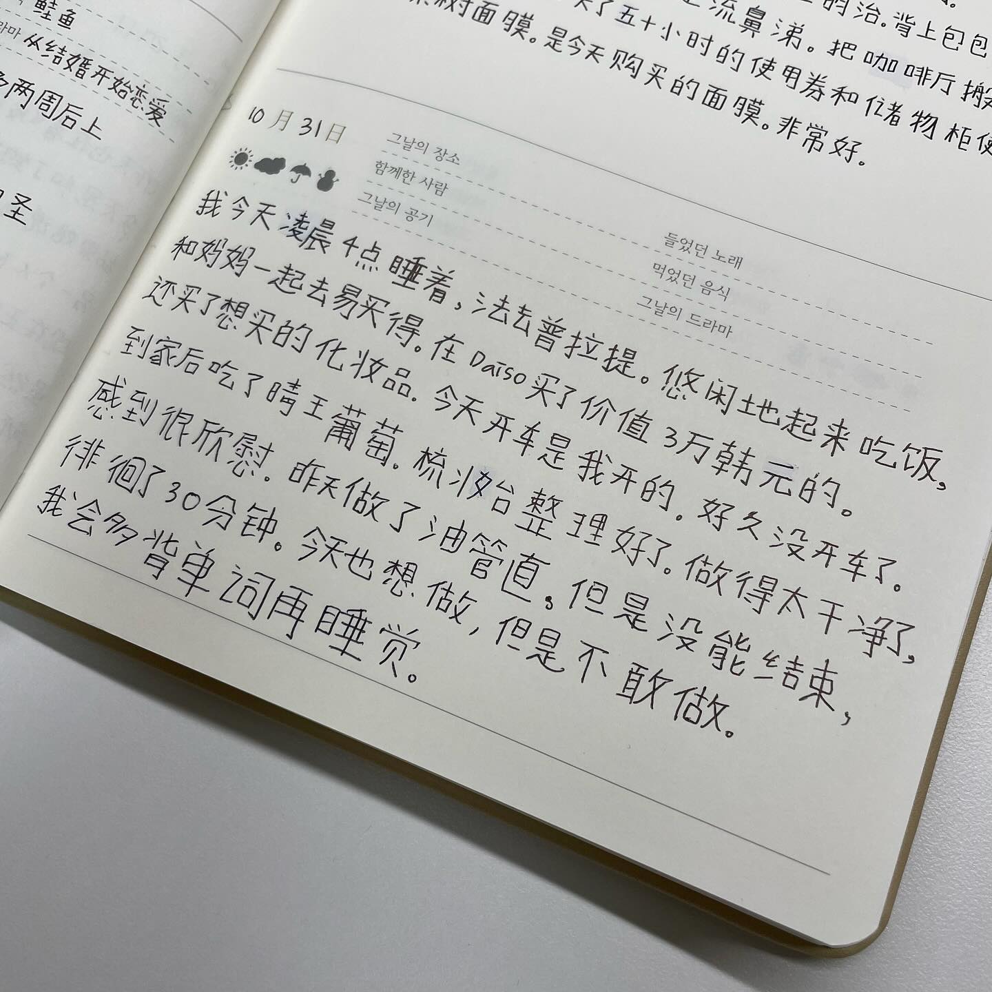 今天的日记✨