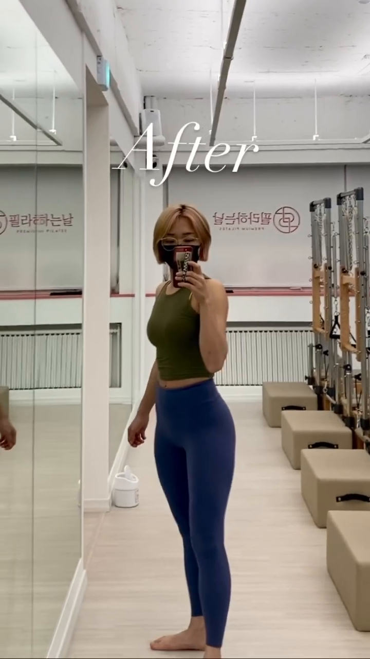 (하체주목) 필라테스로 범핑 전후 🏋️‍♀️

#오운완 #오필완 #필라테스 #필린이