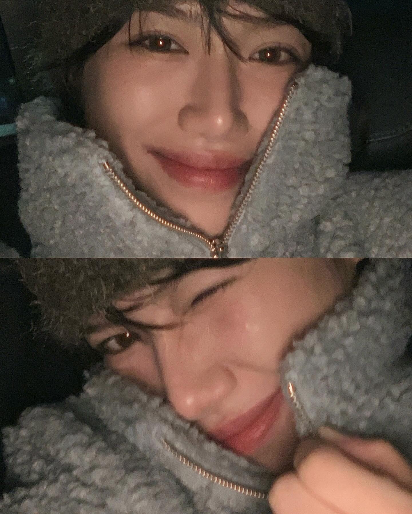 사랑꾼 덕분에 오늘도 살살 녹아.
달달한 밤.🧔🏻‍♂️🖤

#7년째 #연애중 #🩵 #잔마이