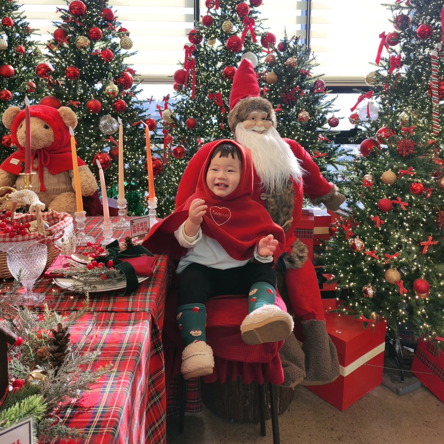 🎄12월 내내 크리스마스❤️
아직 한개만 밖에 몰라서 뭐든 한개만 달라고 하시는중,,💖