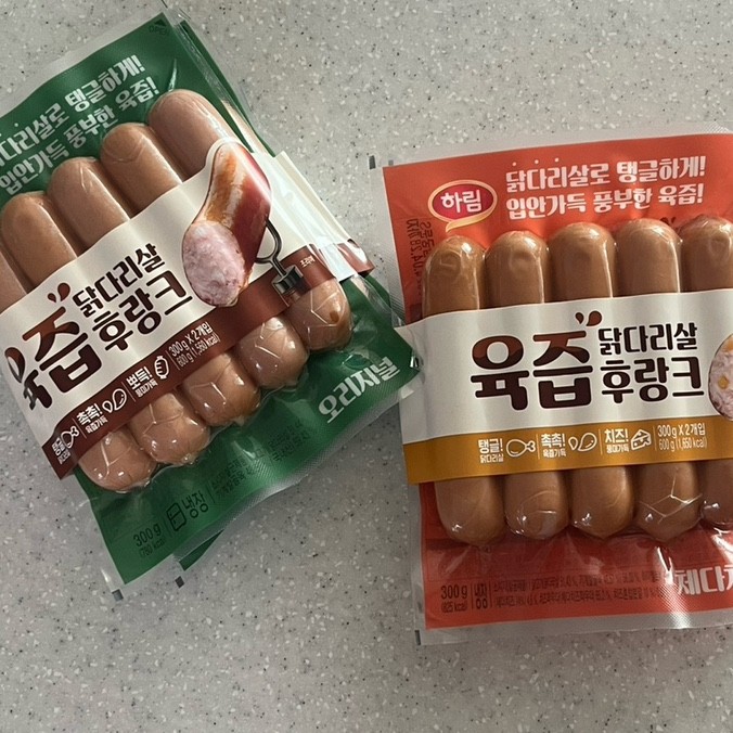 하림 육즙후랑크 닭다리살소시지 편의점신상