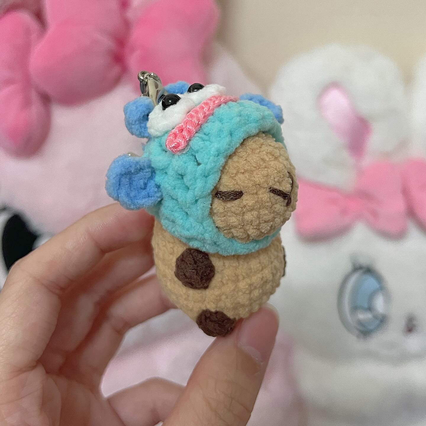 好喜欢capybara～～
帽子是可以更换的哦～
