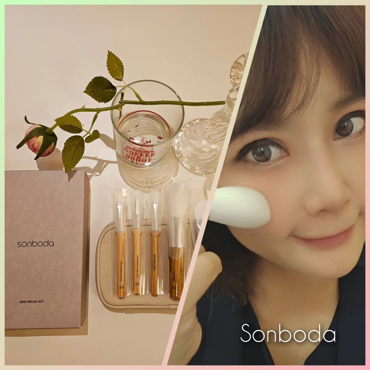#광고 #협찬 #제품제공 🤡쉽고 빠른_손보다 비건 미니 브러쉬 세트

sonboda_official

메이크업도 장비빨 아니겠어요?💗저같이 메이크업이 어려운 똥손도 쉽고 편하게 메컵을 할 수 있는 비건 미니 브러쉬 세트가 있어서 보여드릴게요🩷❤️

컴팩트한 사이즈로 잘 쓸 제품으로만 구성이 되어 있고 파우치도 있어 깔끔하게 보관도 편리하고 휴대도 편리한 똑똑한 제품이에요🩷💗
✔️ S21 파우더_T존 얼굴 외곽 등 얼굴전체에 뭉침없이
✔️ S17 플랫 파운데이션_파운데이션을  부드럽게 밀착
✔️S04 아이쉐도우(언더)_포인트 컬러의 확실한 발색
✔️S08 아이쉐도우(미디엄)_눈두덩이 전체에 베이스 연출
✔️S24 아이쉐도우(언더포인트)_뭉친부분 블렌딩이나 컨실러 브러쉬로 사용

동물실험을 하지 않고, 동물성 원재료가 아닌 비건 제품 으로 친환경 제품이고요, 안티박테리아 성분의 파우더가 원사에 적용되어 사용전후 안심사용 가능💗 손잡이도 그립감도 좋고 견고한 물푸레나무로 만들어 고급스러움까지🩷💗

손보다 브러쉬로 장비빨 강추합니다💗
좋은 제품 감사합니다🙇‍♀️ sonboda_official

#손보다브러쉬 #손보다비건미니브러쉬세트 #브러쉬세트 #메이크업브러쉬 #브러쉬세트추천
#메이크업브러쉬 #뷰티 #화장품추천 #일상 #소통 #코덕 #은평구 #삼송 #원흥 #선팔맞팔
