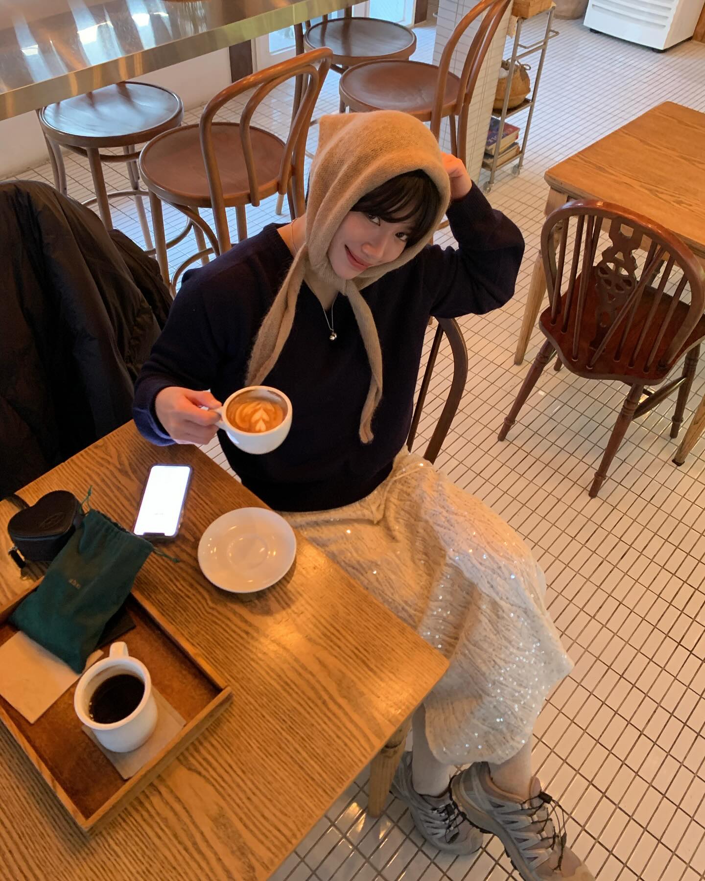 따땃한 라떼 ☕️🤎

#무어니 #패딩 #겨울패딩 muuni_official