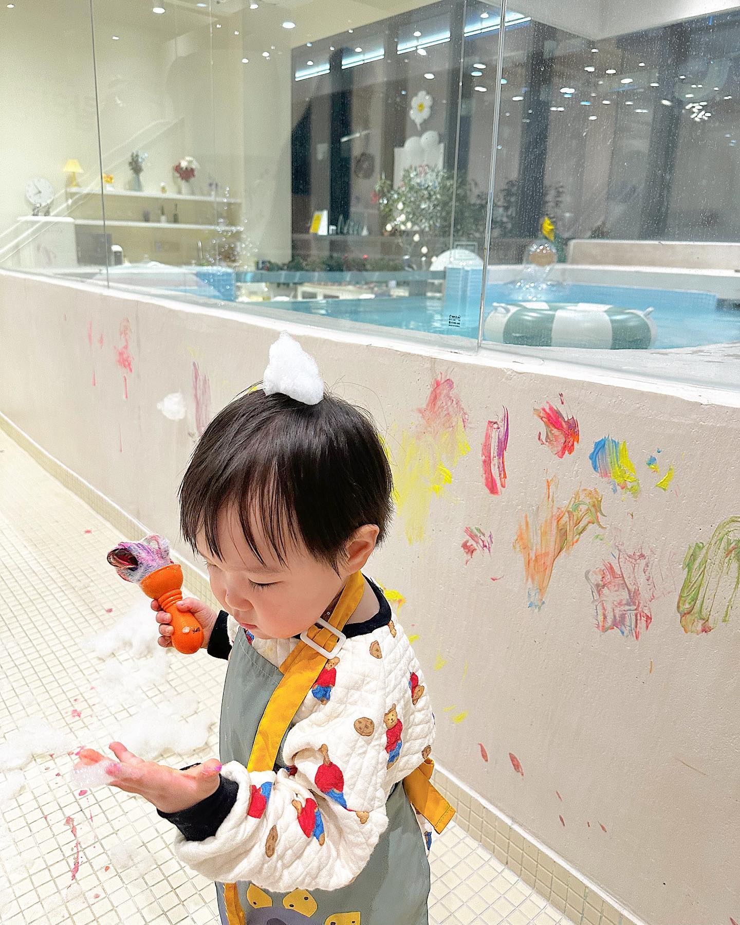 #랄라랜드 #랄라랜드키즈풀 

물놀이 부터 거품, 물감 놀이까지 완벽했던 ꕁ 🫶🏻