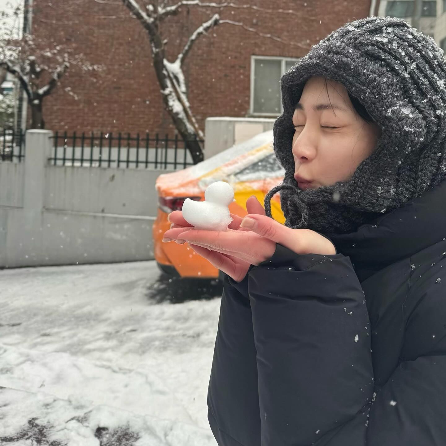 올해 마지막을 눈과 함께🩵