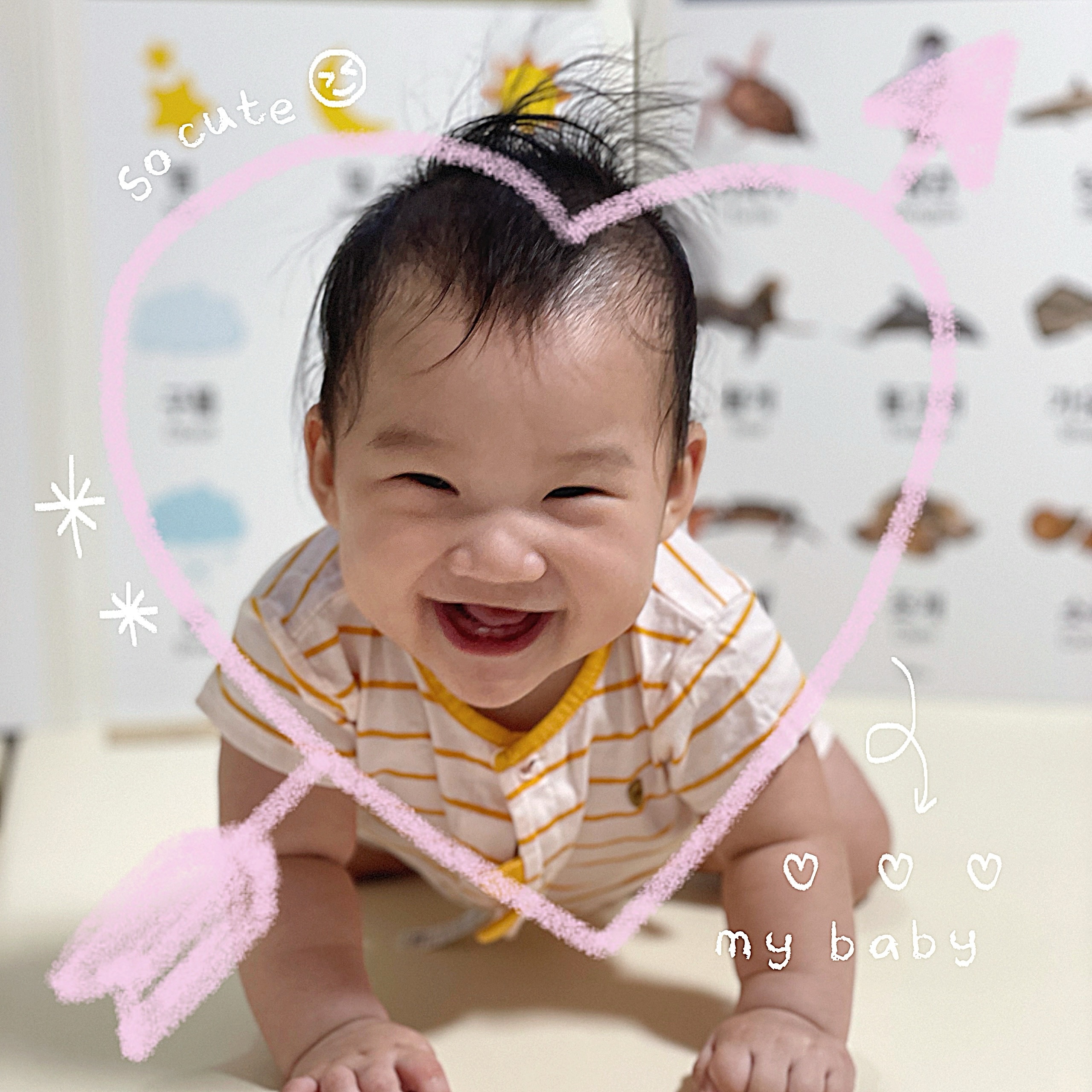 #살인미소 

나는야 정예진.ᐟ.ᐟ

오늘은 태어난지 5개월 29일 
총 180일 살았지 (⸝⸝⸝°-̫° ⸝⸝⸝)

내 필살기는 바로 살인미소 ᙏ̤̮

그리고 나 아랫니 2개나 났다요.ᐟ.ᐟ.ᐟ

#생후5개월 #첫니가났어요 #초기이유식2단계 #아기웃음 #바라만봐도 #좋아요 #토끼띠아기 #용띠아기 #딸스타그램 #블루독베이비