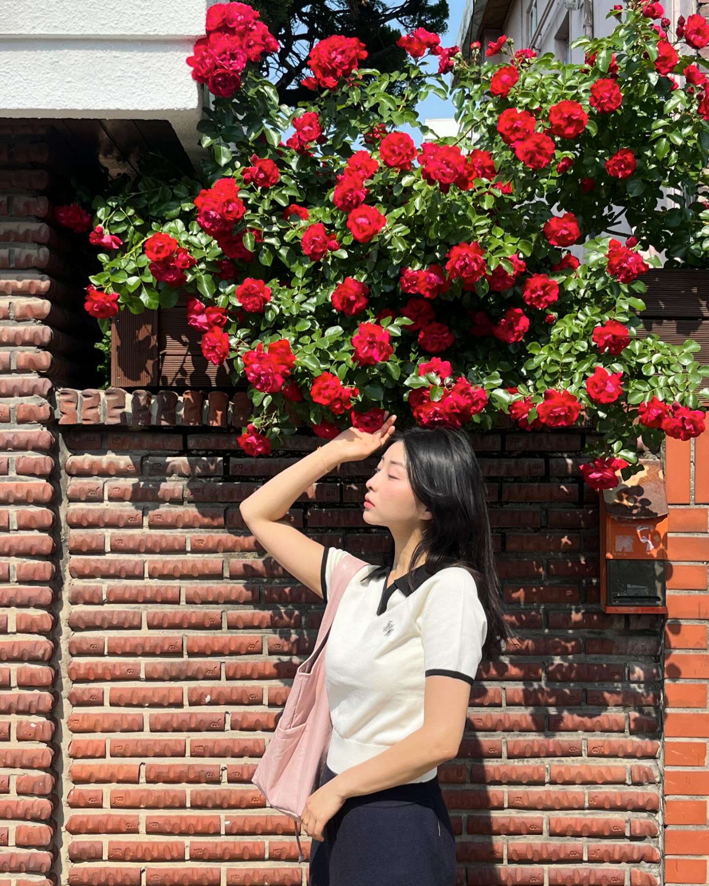 장미가 예쁜 계절, 곳곳을 고급스런 무드로 물들이는 장미🌹

#데일리룩코디 #여자데일리룩 #캐주얼룩 #데이트룩 #여름코디 #여자코디 #오피스룩 #패션계정맞팔 #패션모델 #koreafashion #koreastyle