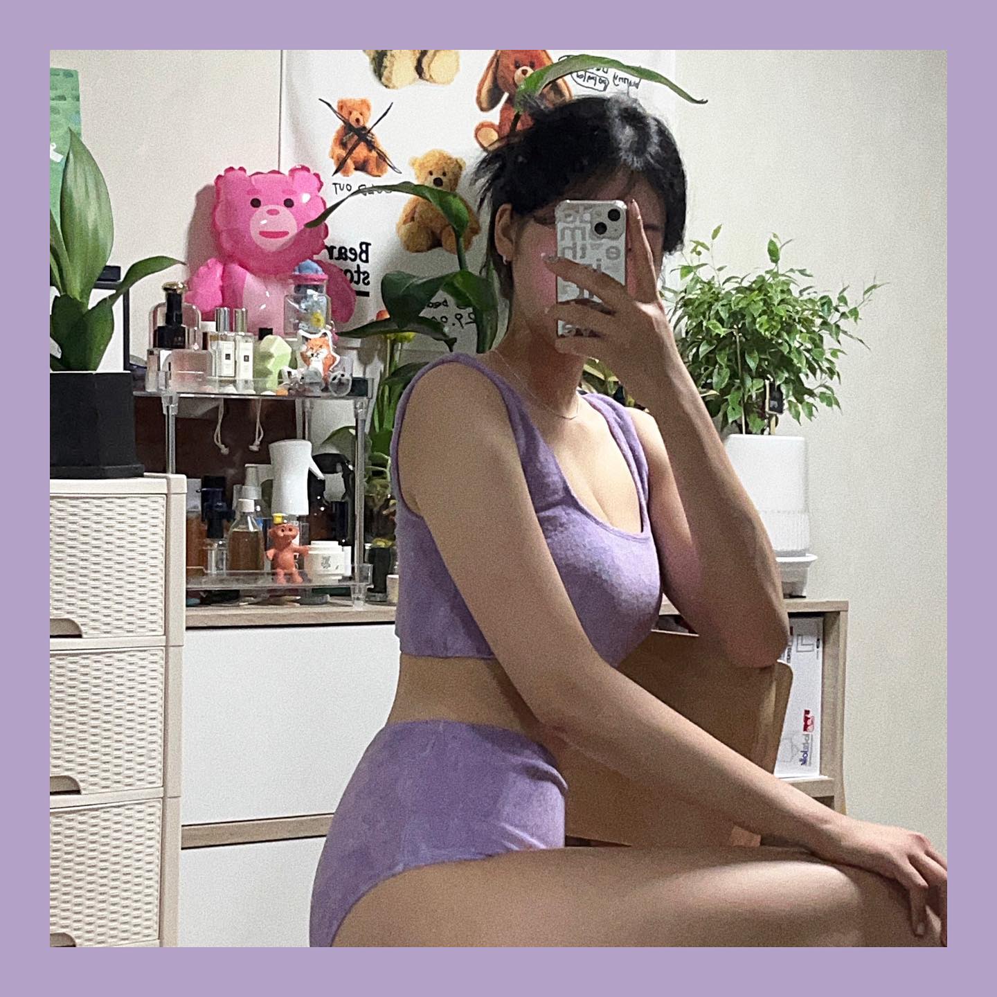 느무느뮤 귀요운 내 #스윔웨어 🏊🏻‍♀️

테리 소재라 포실포실한 게 한층 더 귀여븜 ..! 편하지만 탄탄하게 몸에 챡 감겨서 라인을 챱 잡아주고 #비키니 탑은 여행지에서 데님이나 카고팬츠, 스커트 등 다양하게 스타일링 해줘도 너무 예쁠 듯햐 ~~~ 💜

•• #위즈위드 x #비키니밴더 첫 콜라보 ••

#협찬 #수영복 #수영 #물놀이 #휴가준비