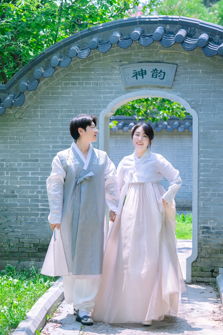 천안한복대여 다례한복 웨딩촬영 한복 대여 후기(feat, 수원 월화원)