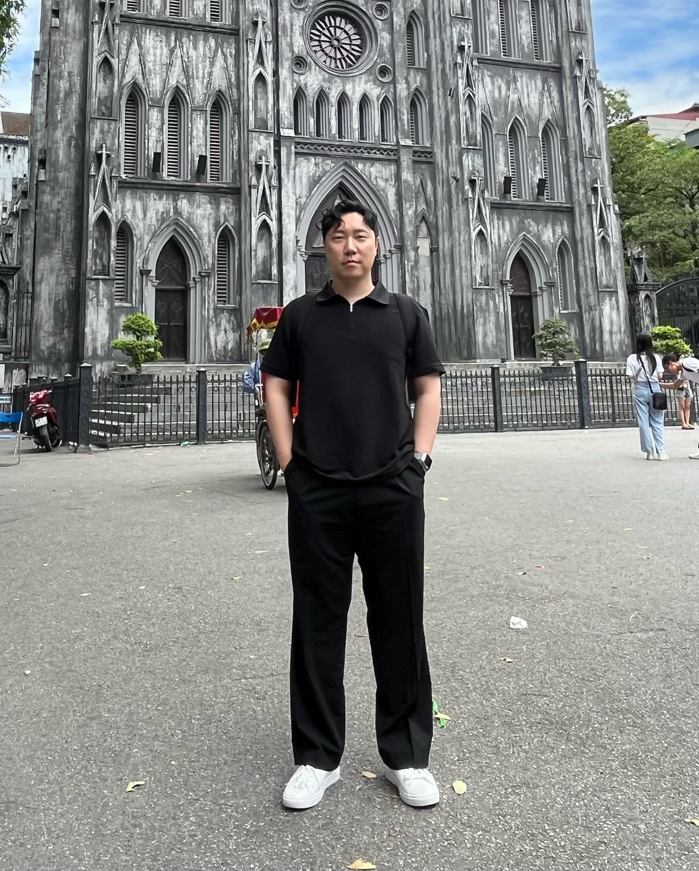 관광객 코스프레 (출장중)
이날 체감온도 44도 🥵